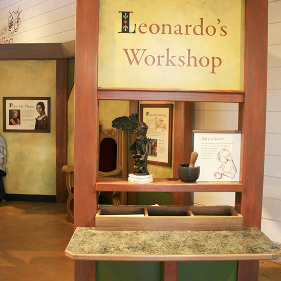 overview of Leonardo's Workshop